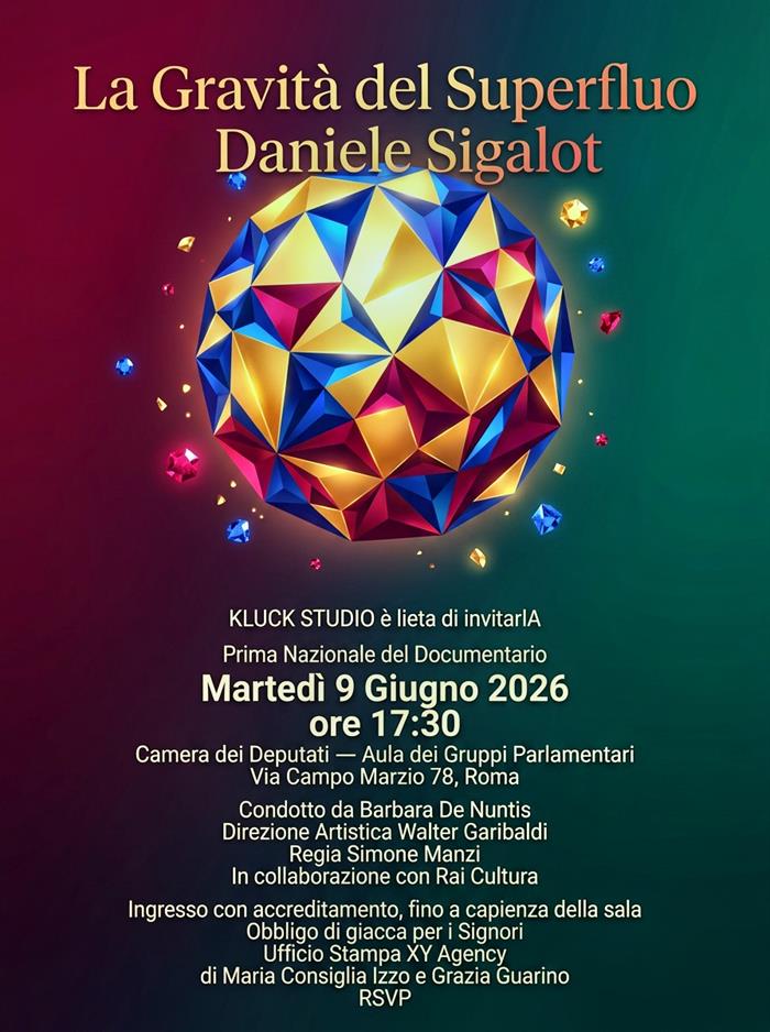 “La Gravità del Superfluo .Daniele Sigalot
