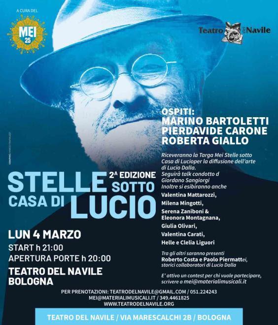 BOLOGNA SECONDA EDIZIONE STELLE SOTTO CASA DI LUCIO