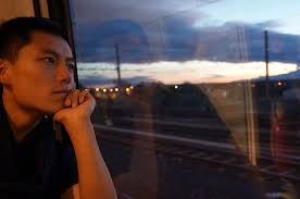 In treno...