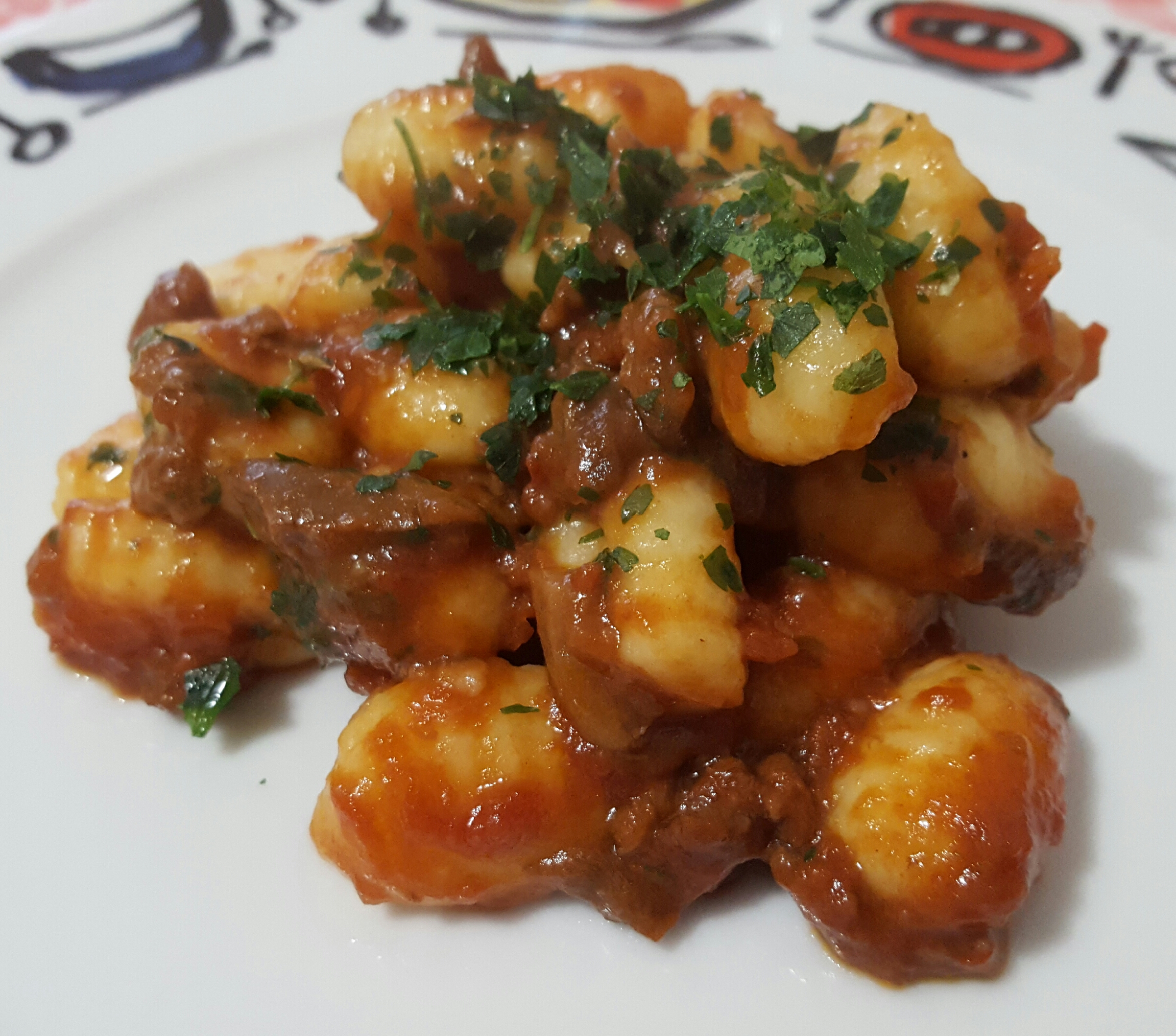 Gnocchi di Patate con Ragù di Funghi