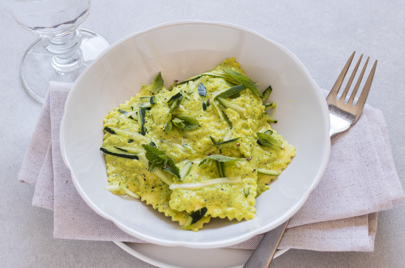 Pasta al Pesto di Zucca e Salvia
