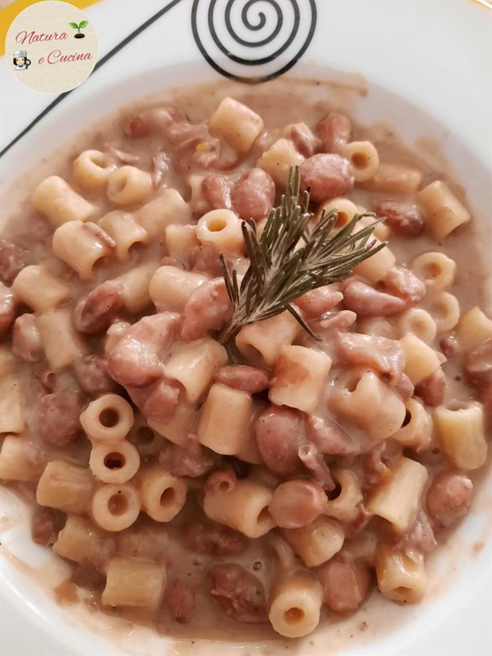 Pasta e fagioli cremosa