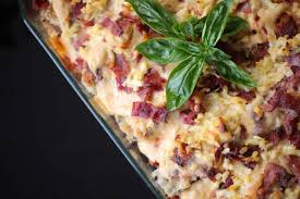 Pasta al forno con Gorgonzola e salsiccia