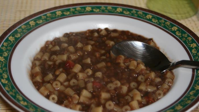 Pasta e lenticchie