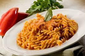Fusilli alla crema di peperoni e ricotta