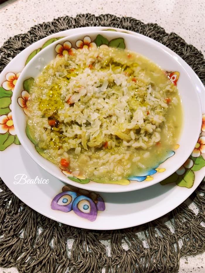 Riso e verza cremoso