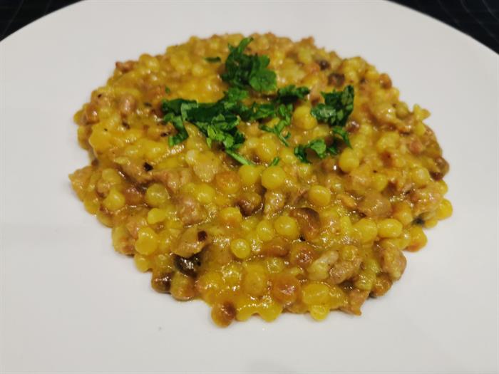 Fregula con salsiccia sarda