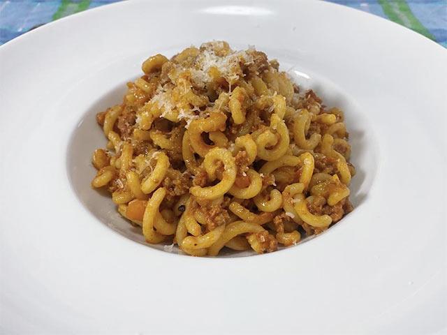 Gramigna con salsiccia