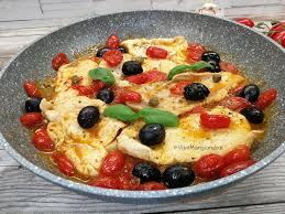 Pollo alla Mediterranea con Olive e Pomodorini