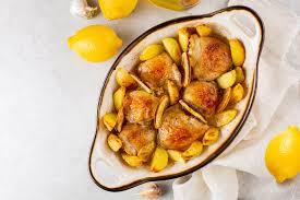 Pollo al Limone con Patate al Forno