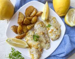 Filetti di Orata al Limone con Patate Croccanti