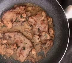 Scaloppine ai Funghi in Padella