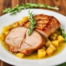 Filetto di Maiale al Miele e Senape con Patate al Rosmarino
