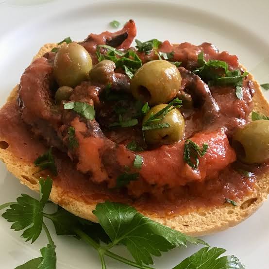 fresella con polipi alla Luciana