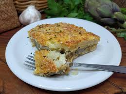 Tortino pasquale di carciofi e patate