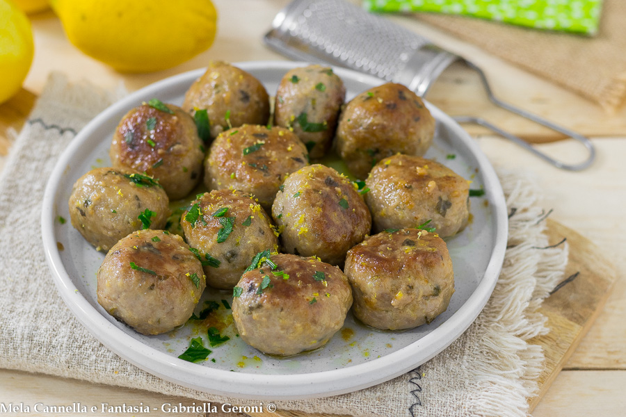 Polpette al limone