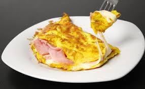 Omelette al Formaggio e Prosciutto