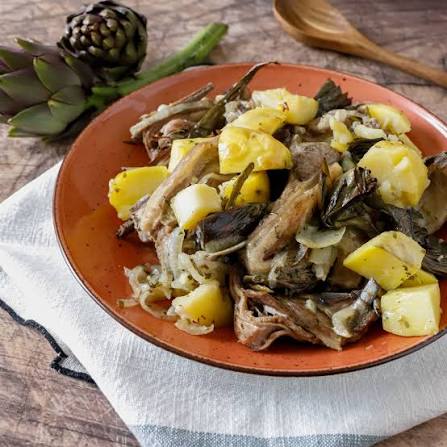 Agnello alla sarda con patate