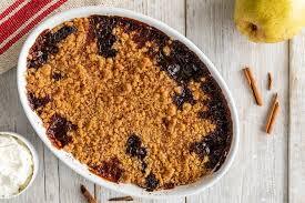 Crumble di pere e cioccolato