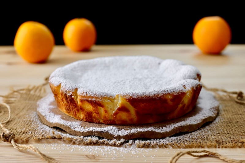 Torta morbida alla ricotta e arancia