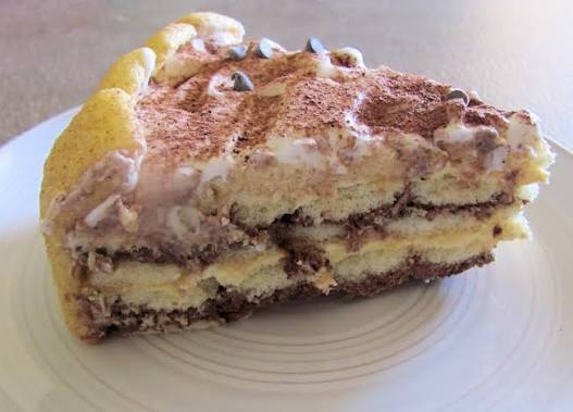 Torta Fredda al Cioccolato con Pavesini