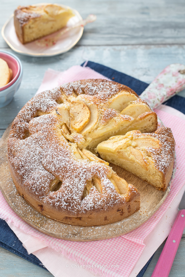 Torta soffice di mele e cannella