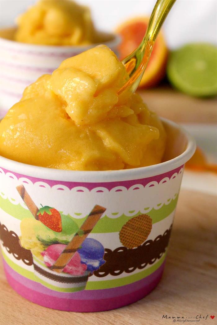 gelato al mango