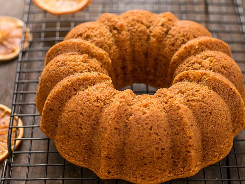 Ciambella soffice al miele e arancia