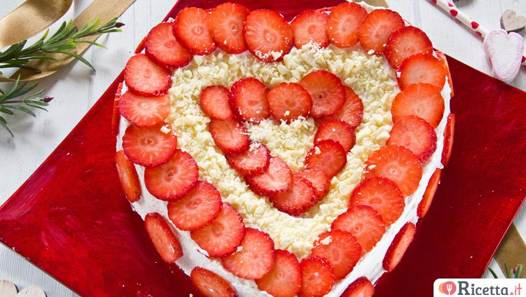 Torta a cuore di San Valentino