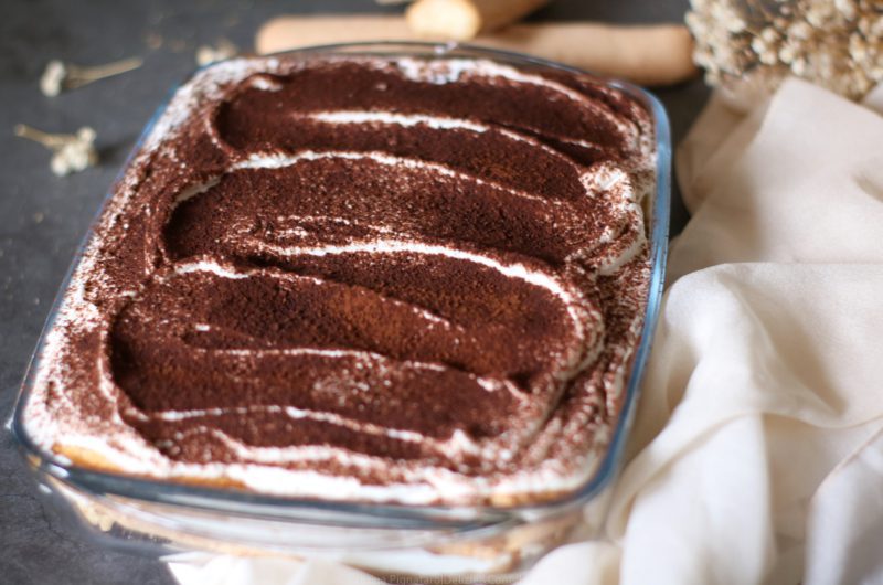 Tiramisù al forno con ricotta e caffè