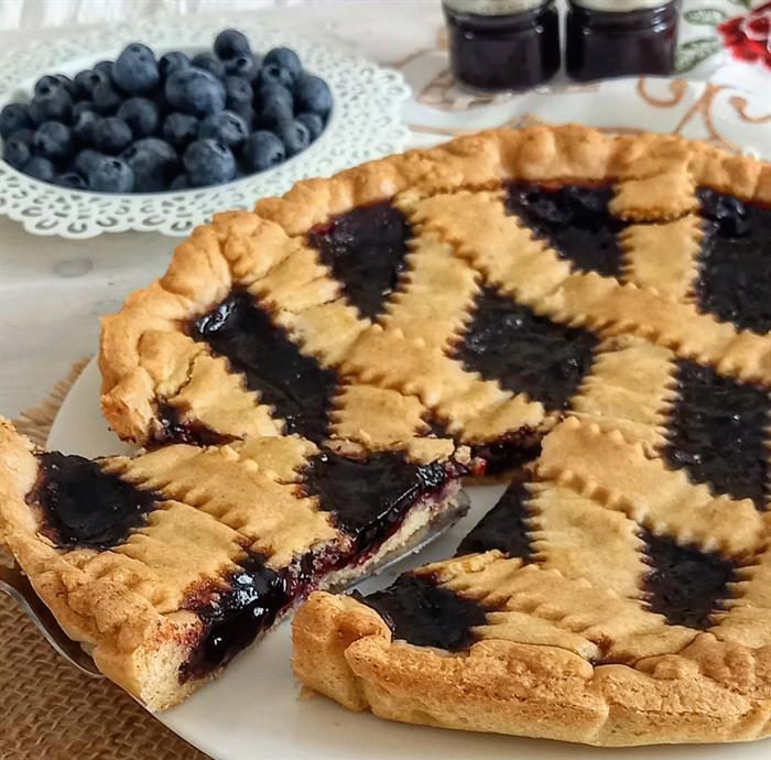 crostata ai mirtilli,