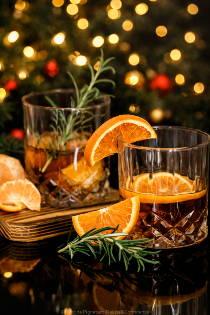 Bevanda rinfrescante agli agrumi, miele e rosmarino