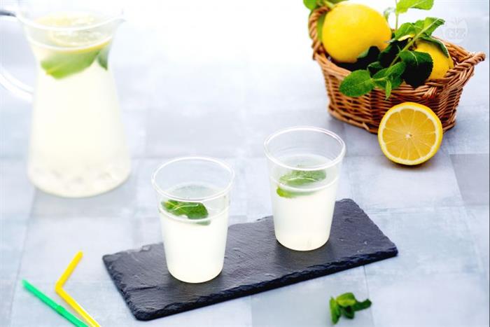 Bruschette mediterranee e limonata alla menta