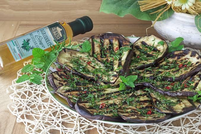 Melanzane Grigliate alle Erbe Aromatiche