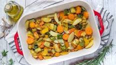 Patate e Verdure Croccanti al Forno
