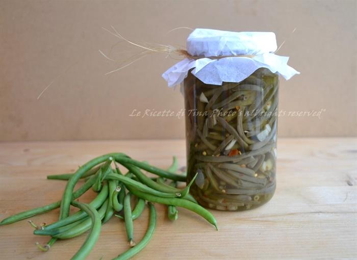 Fagiolini sott’olio fatti in casa