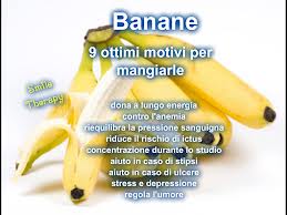 Le proprietà della banana e della sua buccia