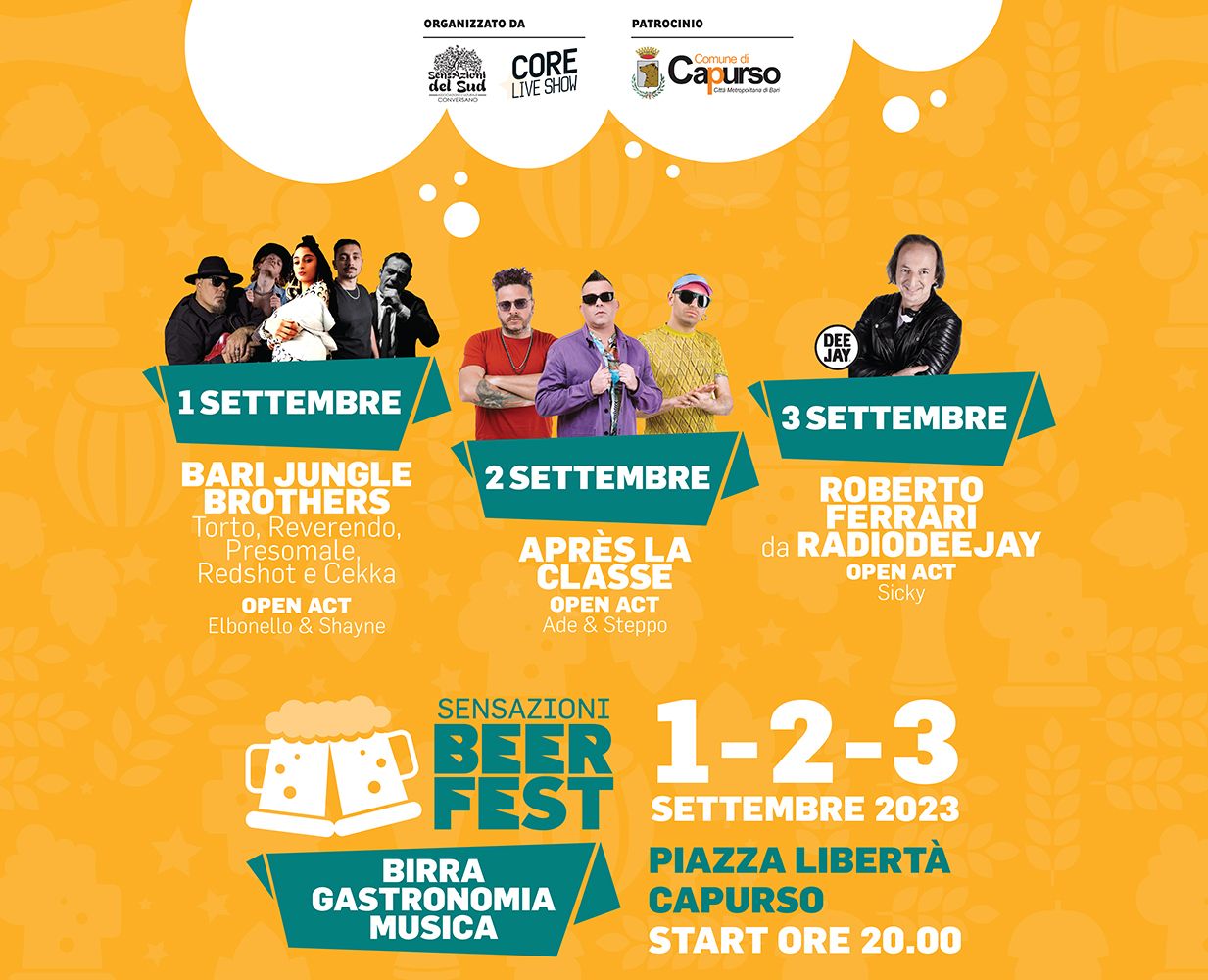 Sensazioni del sud e la festa della birra: Après la Classe