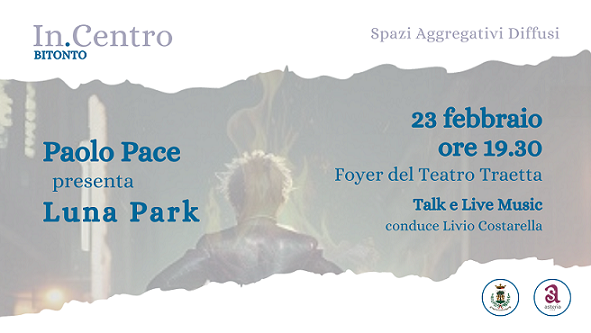 Il Teatro Traetta di Bitonto ospita Paolo Pace