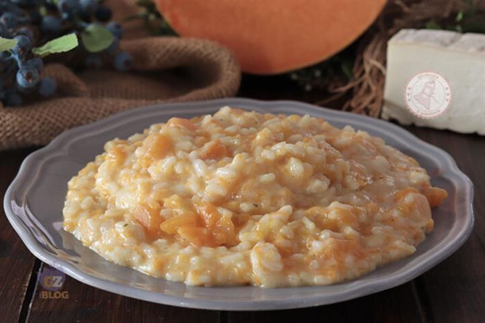 Risotto alla zucca e taleggio