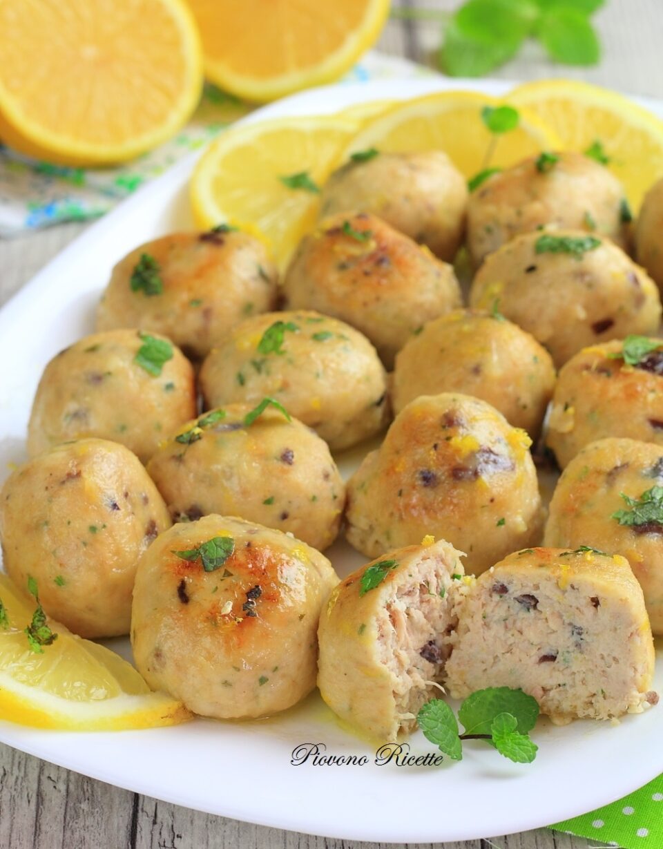 Polpette vegetariane al limone (ricotta)