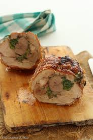 Cosciotto di tacchino ripieno al forno