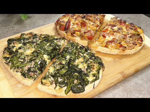 Bruschettoni salsiccia, friarielli e provola