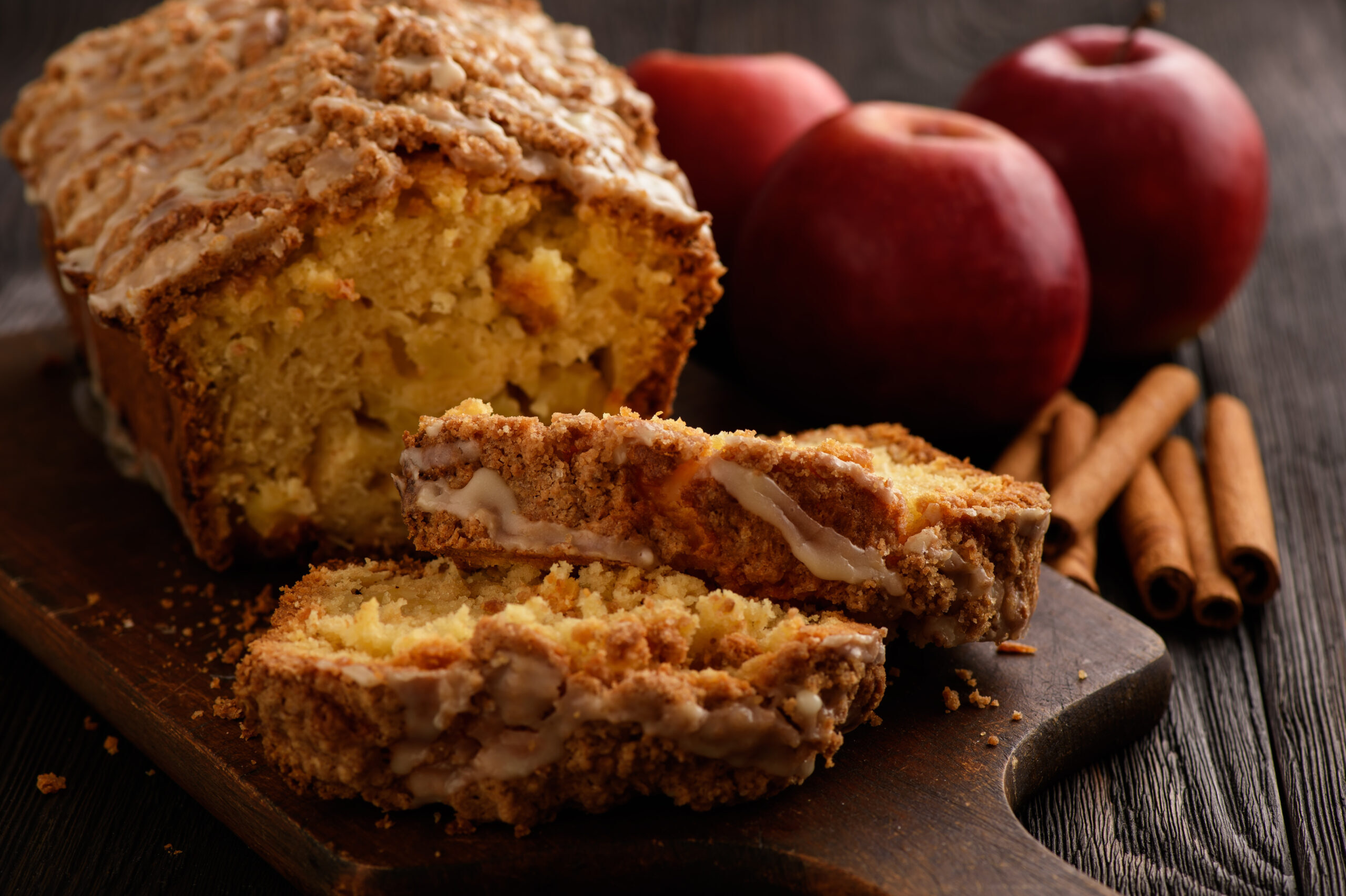 Plumcake alle mele e cannella