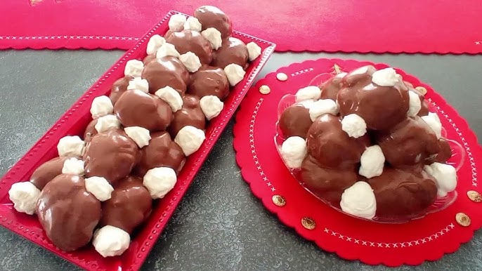 Profitterol con panna e Nutella