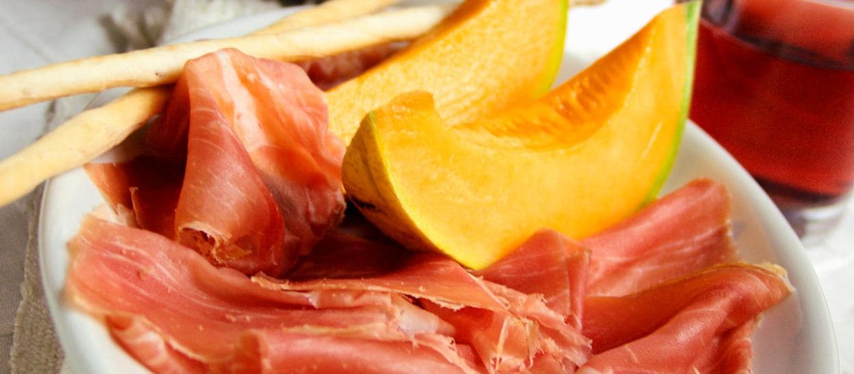 Melone con prosciutto