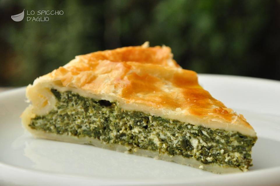 Pasta sfoglia con spinaci e ricotta